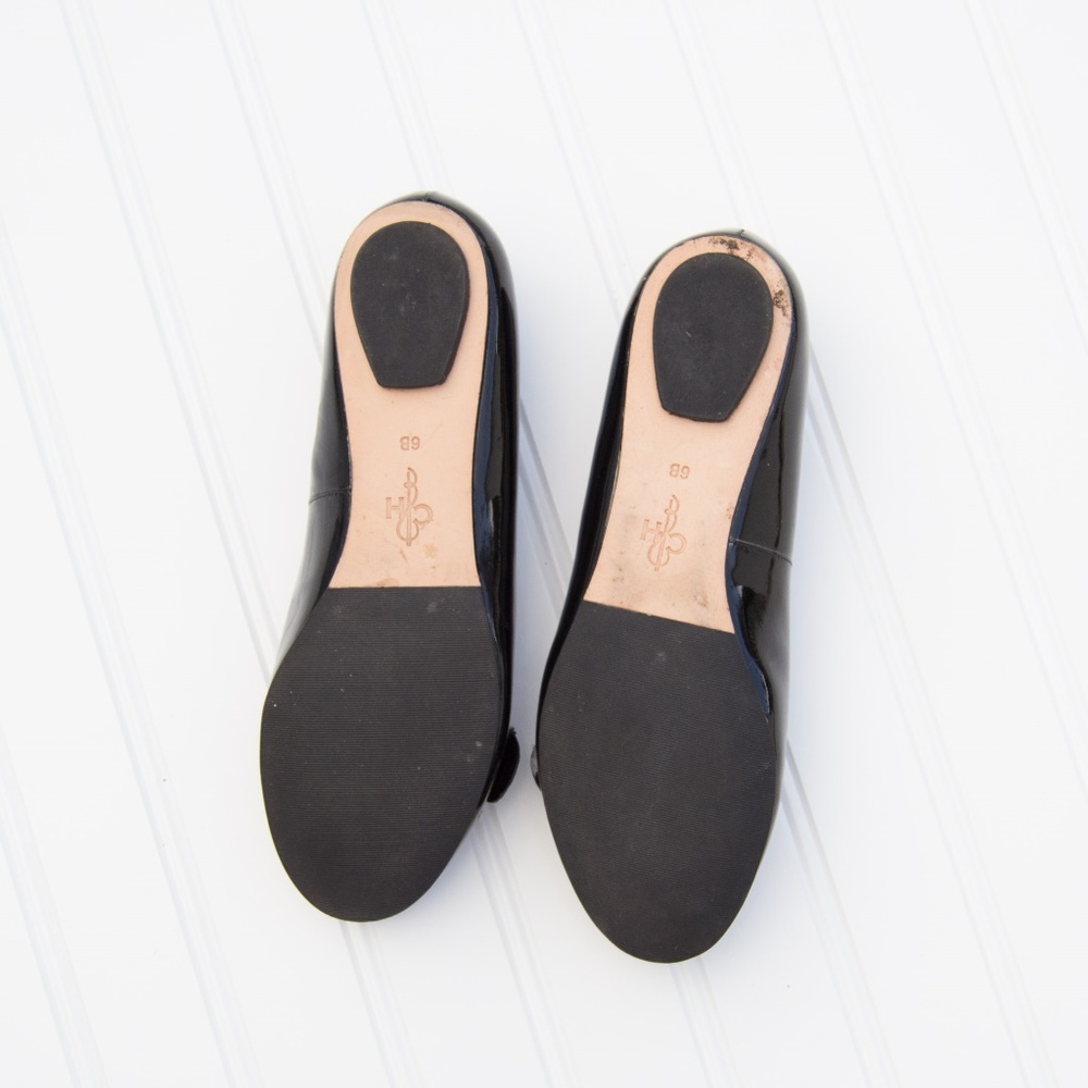 Cole Haan Black Patent Leather Ballet Flats 6 - Picture 3 of 4